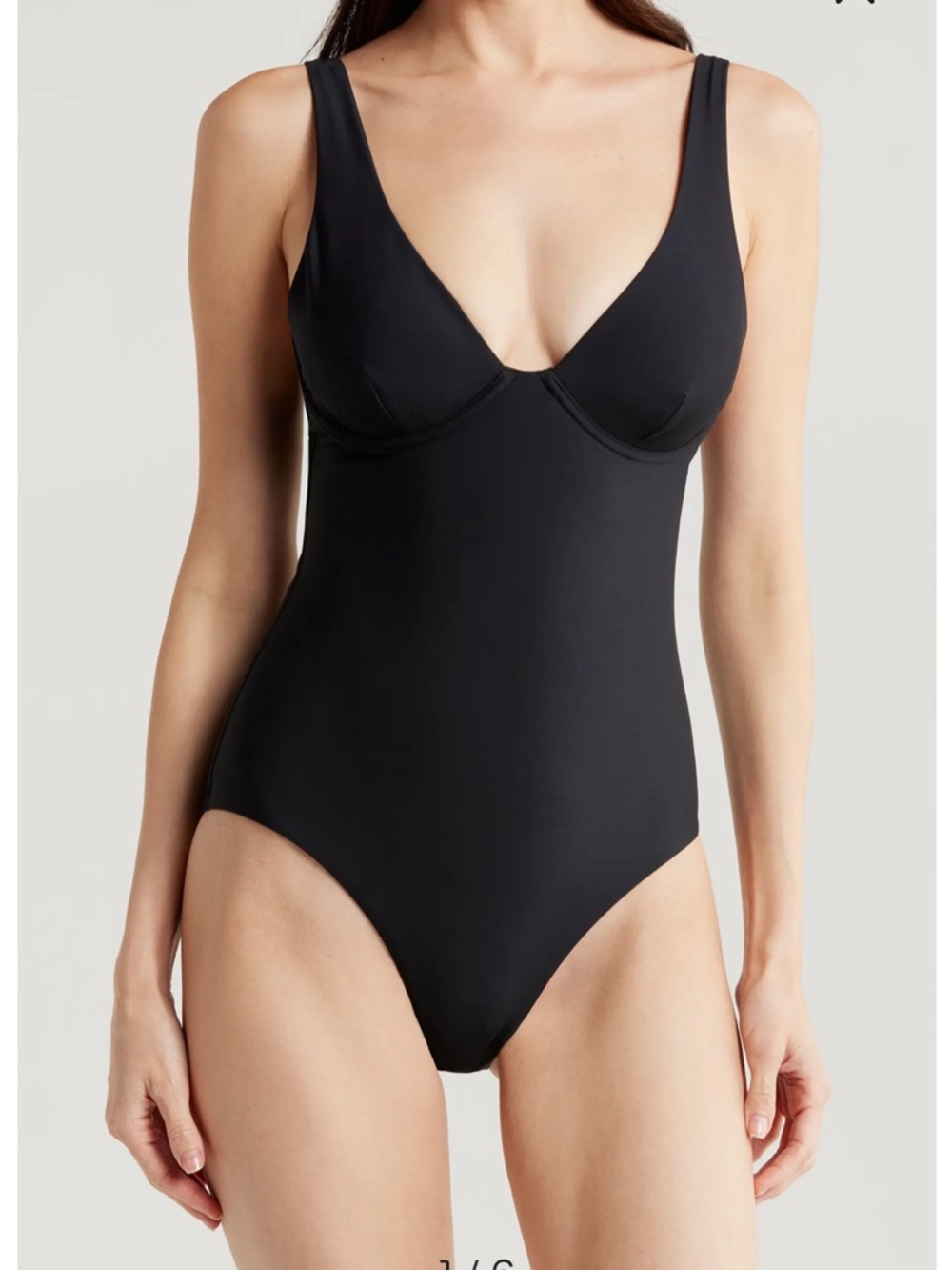 BONDI BORN Grace Underwire One-Piece Swimsuit